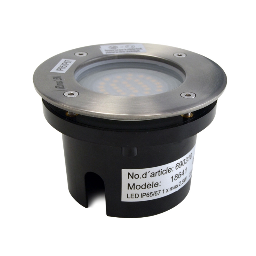 EGLO Blooma - Spot LED encastrable dans le sol UNION 1xLED/2,5W/230V IP65