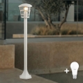 Eglo 18799 - Luminaire d'extérieur LED ALORIA 1xE27/8,5W/230V IP44 blanc