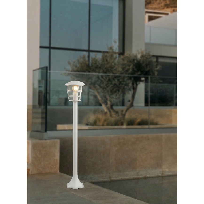 Eglo 18799 - Luminaire d'extérieur LED ALORIA 1xE27/8,5W/230V IP44 blanc
