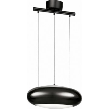 Eglo 18912 - Suspension sur câble CARSICO 1xE27/60W/230V noir chromé