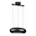 Eglo 18912 - Suspension sur câble CARSICO 1xE27/60W/230V noir chromé