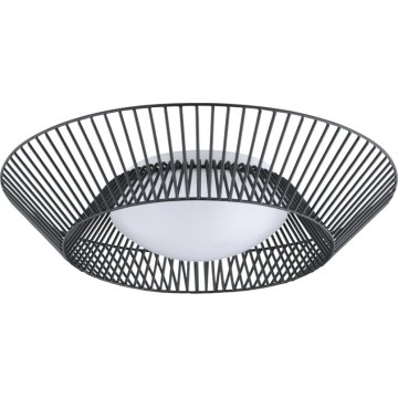 Eglo 200842 - Plafonnier LED PIASTRE LED/8,2 W/230 V Ø 39 cm noir