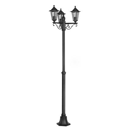 Eglo - Lampadaire extérieur 3xE27/60W/230V IP44