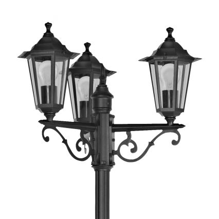 Eglo - Lampadaire extérieur 3xE27/60W/230V IP44