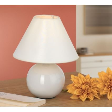 Eglo 23873 - lampe de table TINA 1xE14/40W/230V blanc