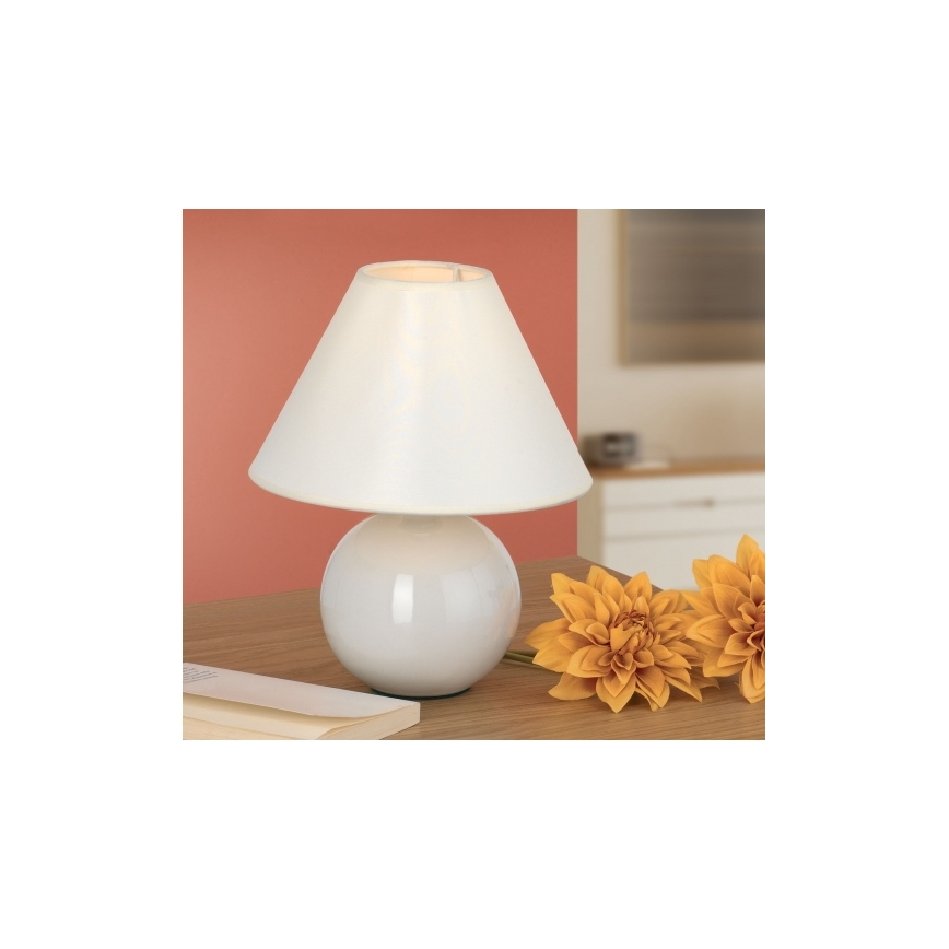 Eglo 23873 - lampe de table TINA 1xE14/40W/230V blanc