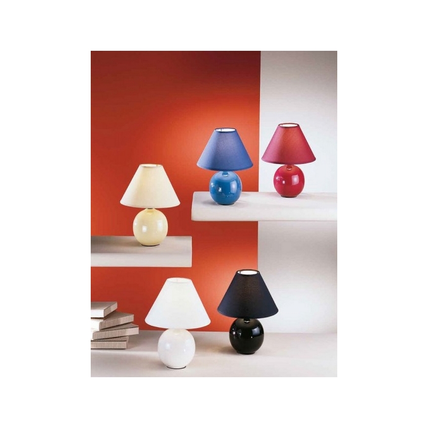 Eglo 23873 - lampe de table TINA 1xE14/40W/230V blanc