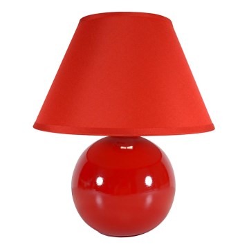 Eglo 23876 - lampe de table TINA 1xE14/40W/230V rouge