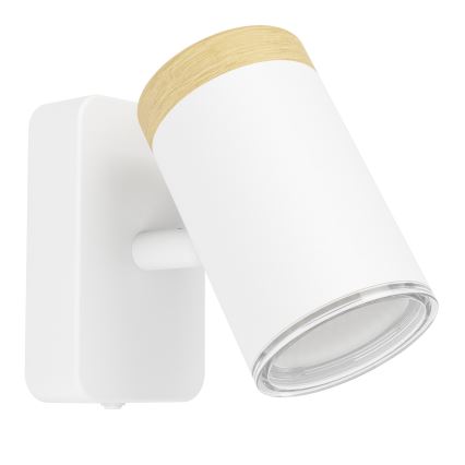 Eglo - Applique murale spot pour salle de bains 1xGU10/3W/230V IP44 blanc/beige