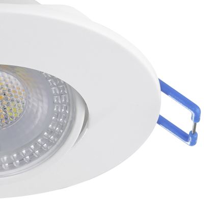 Eglo - Lot de 10 spots encastrables LED, 4,9 W, 230 V, 2700/4000/6500 K, Ø 9 cm, blanc
