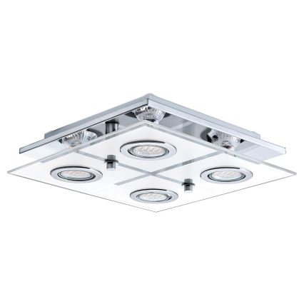 Eglo - Plafonnier LED 4xGU10/3W/230V