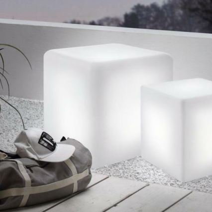 Eglo 31054 - Lampe d'extérieur LED RVBW à intensité variable 1xE27/9W/230V 40 cm IP65