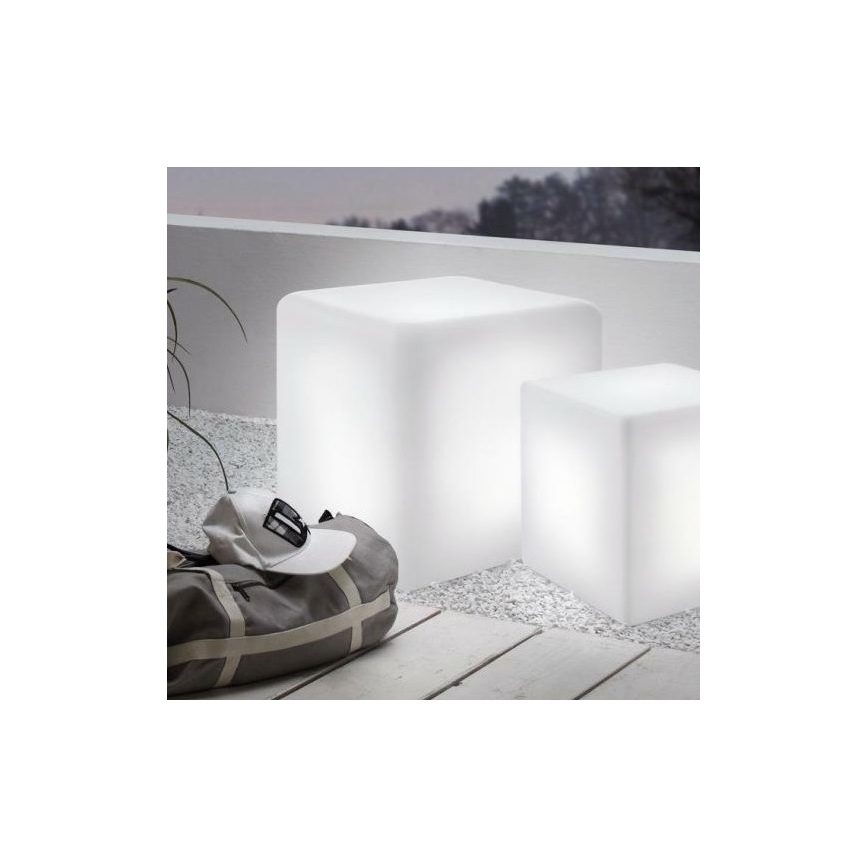Eglo 31054 - Lampe d'extérieur LED RVBW à intensité variable 1xE27/9W/230V 40 cm IP65