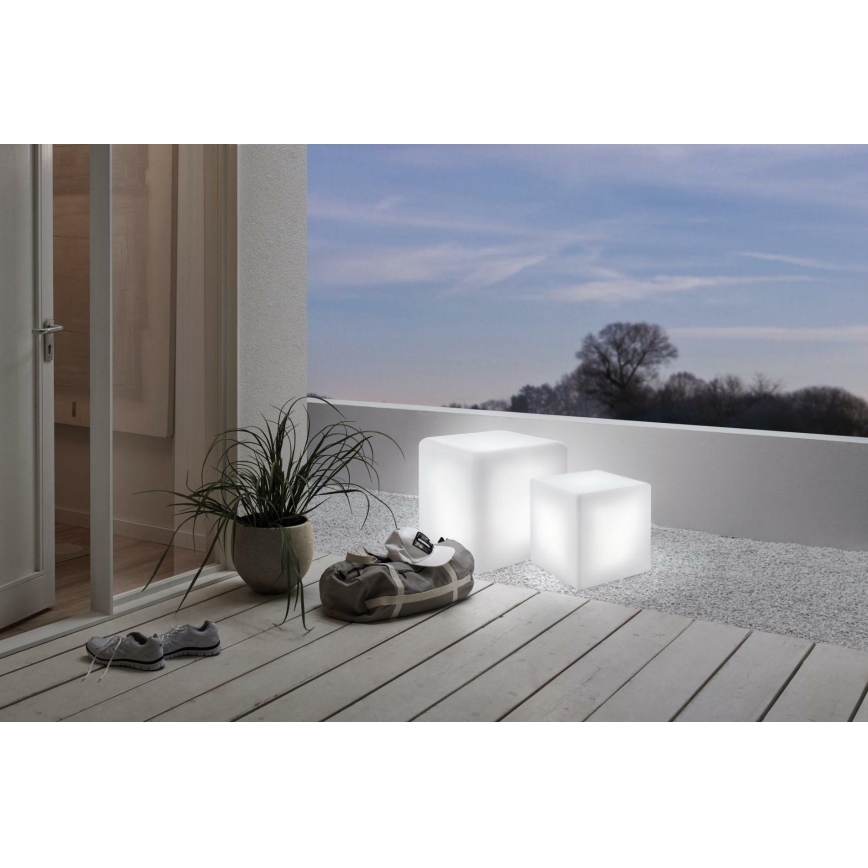 Eglo 31054 - Lampe d'extérieur LED RVBW à intensité variable 1xE27/9W/230V 40 cm IP65
