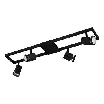 Eglo 31072 - Spot LED ZERACO 4xGU10/4,5W/230V noir