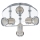 Eglo 31268 - Luminaire LED salle de bain TAMARA 1 3xGU10-LED/2,5W/230V IP44