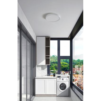 Eglo 31379 - Plafonnier à intensité variable salle de bain ARGOLIS-Z LED/19,5W/230V 2700-6500K IP44 blanc