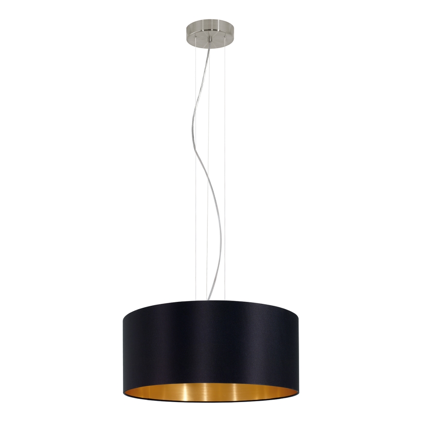 Eglo - Suspension filaire 3xE27/60W/230V