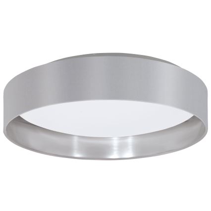 Eglo 31623 - Plafonnier LED MASERLO LED/16W/230V 3000K Ø 40,5 cm gris/argenté