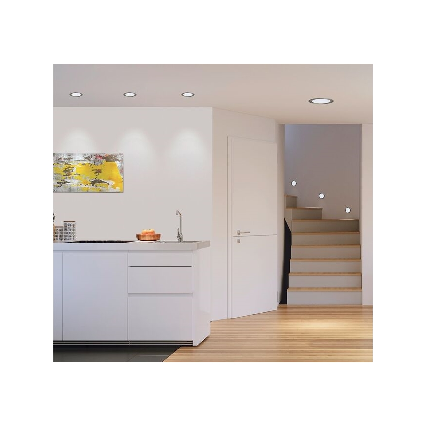 Eglo 31671 - Spot LED encastré FUEVA 1 LED/10,9W/230V Ø 17 cm