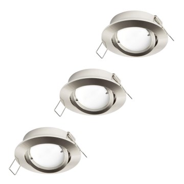 Eglo 31692 - ENSEMBLE DE 3 SPOTS LED ENCASTRÉS TEDO 1xGU10/5W/230V
