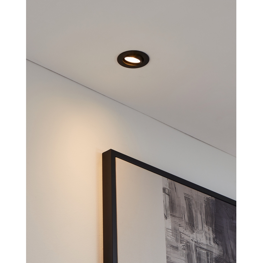 Eglo 31695 - Spot encastrable RGBW à intensité variable SALICETO-Z LED/4,7W/230V 2700-6500K noir