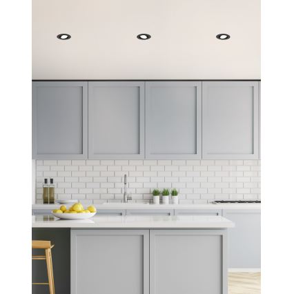 Eglo 31695 - Spot encastrable RGBW à intensité variable SALICETO-Z LED/4,7W/230V 2700-6500K noir