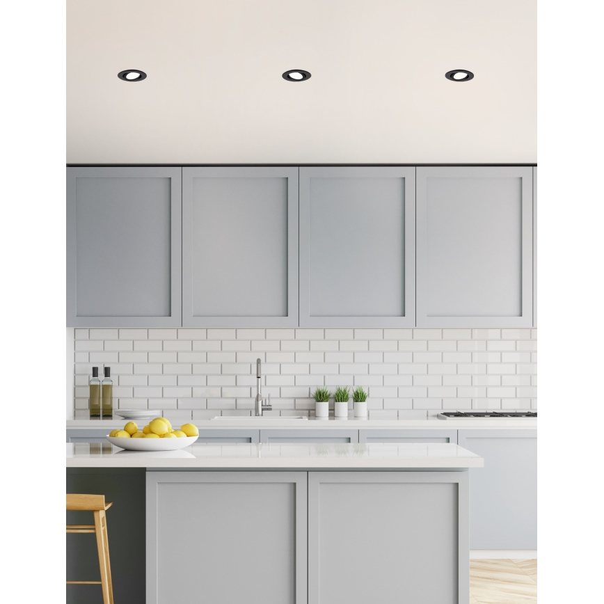 Eglo 31695 - Spot encastrable RGBW à intensité variable SALICETO-Z LED/4,7W/230V 2700-6500K noir
