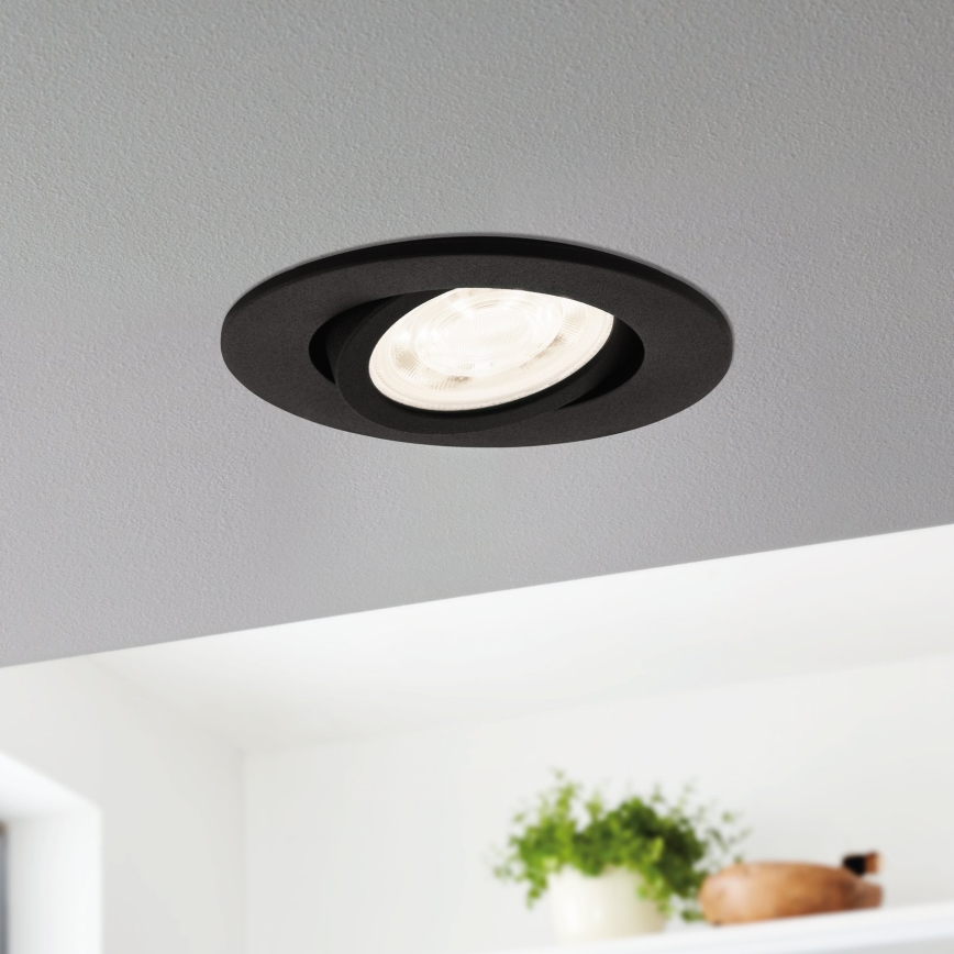 Eglo 31695 - Spot encastrable RGBW à intensité variable SALICETO-Z LED/4,7W/230V 2700-6500K noir