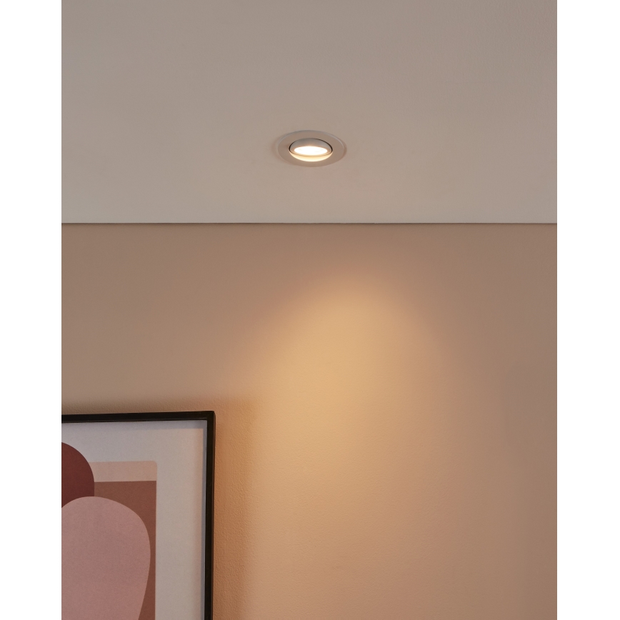 Eglo 31696 - Spot encastrable RGBW à intensité variable SALICETO-Z LED/4,7W/230V 2700-6500K blanc