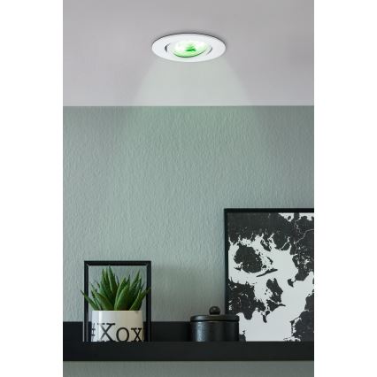 Eglo 31696 - Spot encastrable RGBW à intensité variable SALICETO-Z LED/4,7W/230V 2700-6500K blanc