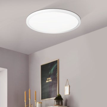 Eglo 31699 - Plafonier RGBW à intensité variable ROVITO-Z LED/16,5W/230V 2700-6500K blanc