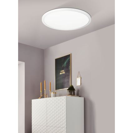 Eglo 31699 - Plafonier RGBW à intensité variable ROVITO-Z LED/16,5W/230V 2700-6500K blanc