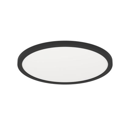 Eglo 31703 - Plafonnier LED RGBW dimmable ROVITO-Z LED/14,6W/230V 2700-6500K Ø 29,5 cm noir