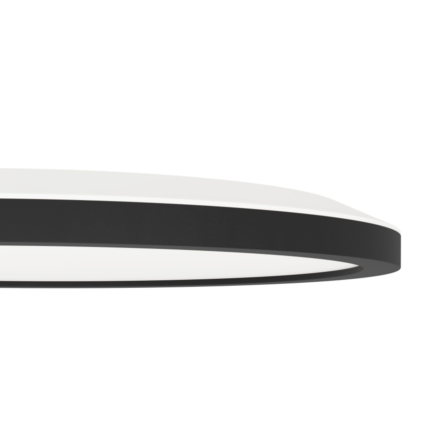 Eglo 31703 - Plafonnier LED RGBW dimmable ROVITO-Z LED/14,6W/230V 2700-6500K Ø 29,5 cm noir