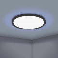 Eglo 31704 - Plafonnier LED RGBW dimmable ROVITO-Z 1xLED/16,5W/230V 2700-6500K Ø 42 cm noir