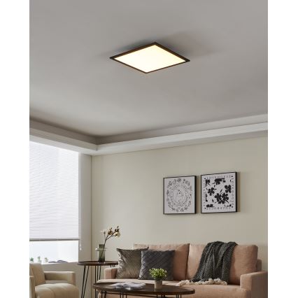 Eglo 31724 - Plafonnier à intensité variable SALOBRENA-Z LED/21,5W/230V 2700-6500K noir