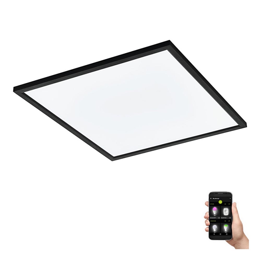 Eglo 31725 - Plafonnier à intensité variable SALOBRENA-Z LED/33W/230V 2700-6500K noir