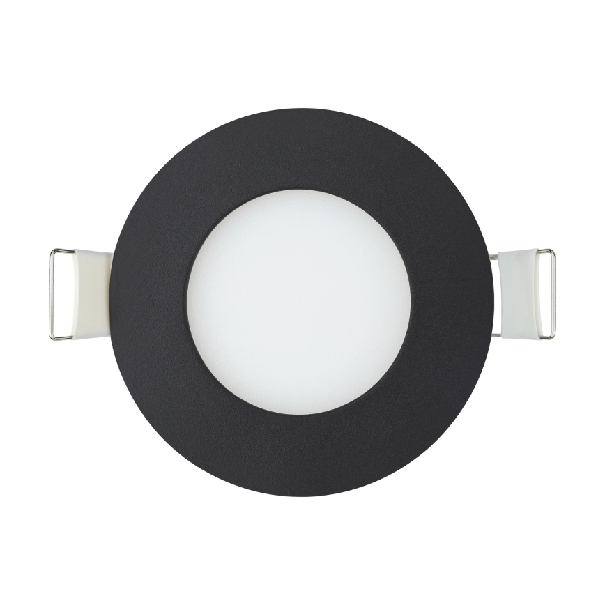 Eglo 31743 - Lot de 3 spots encastrés LED dimmables pour salle de bains FUEVA-Z LED/2,8W/230V 2700-6500 K IP44 noir Ø 8,5 cm