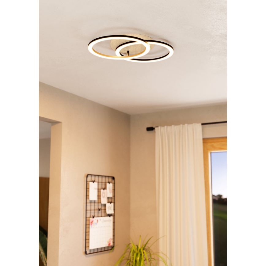 Eglo 31757 - Plafonnier LED LOMALTAS-Z 2x LED / 16 W / 230 V / 2700–6500 K
