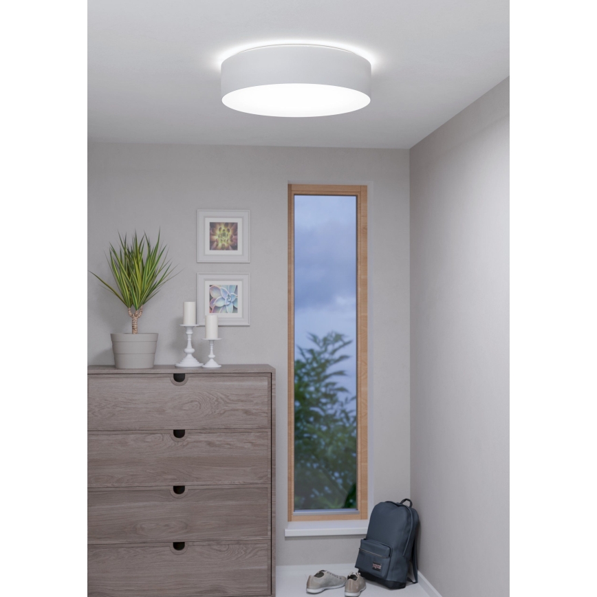 Eglo 31766 - Plafonnier LED RGBW dimmable ROMAO-Z LED/35W/230V 2700-6500K Ø 57 cm blanc