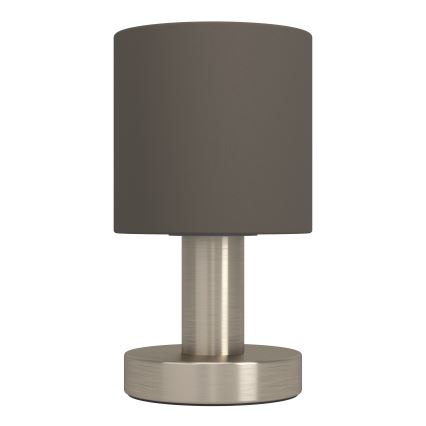 Eglo - Lampe de table 1xE14/40W/230V marron/chrome mat