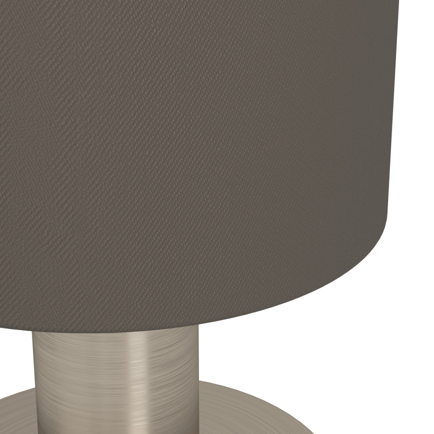 Eglo - Lampe de table 1xE14/40W/230V marron/chrome mat