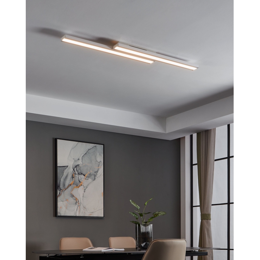 Eglo 32164 - Plafonnier LED RGBW dimmable SALITERAS-C LED/24W/230V 2700-6500K blanc