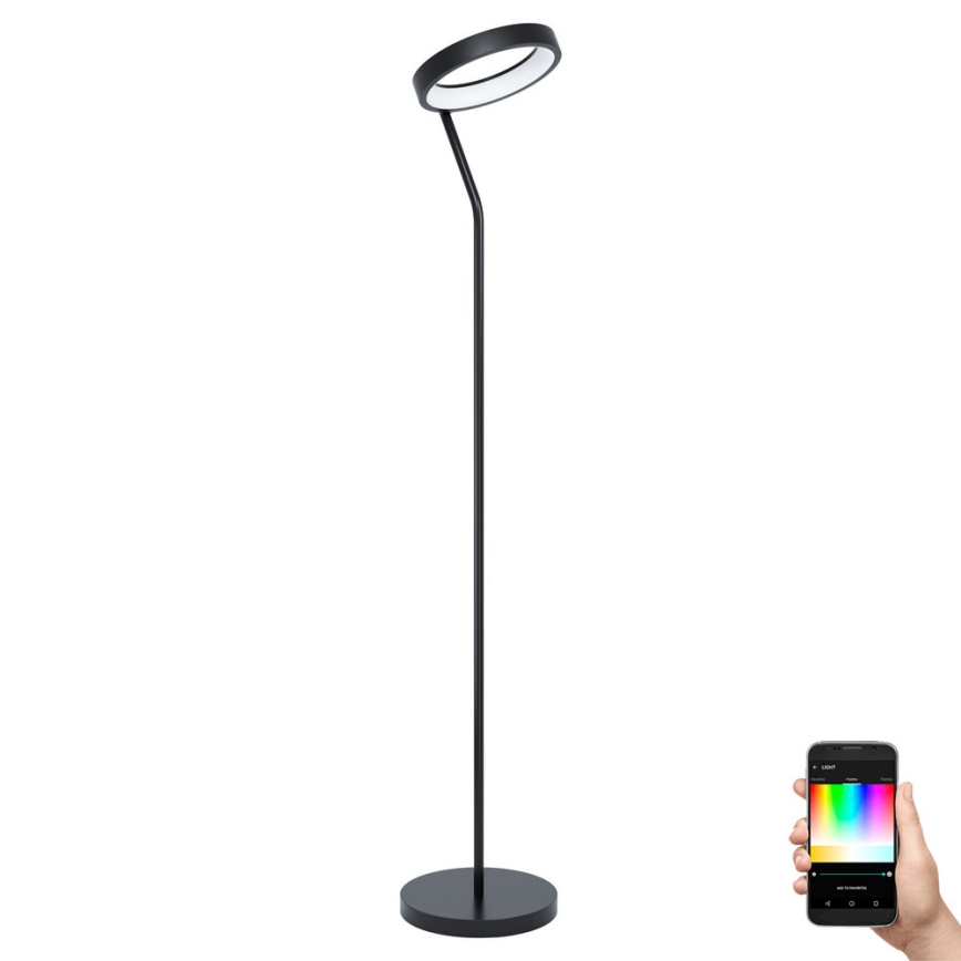 Eglo 32327 - Lampadaire dimmable LED RGBW MARGHERA-C LED/15,5W/230V 2700-6500K noir