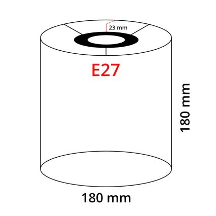 Eglo 32493 - Abat-jour universel TUNJA E27 d. 18 cm blanc