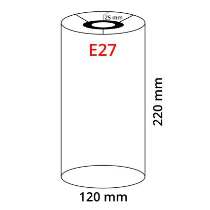 Eglo 32499 - Abat-jour universel TUNJA E27 d. 12 cm marron