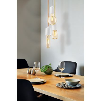 Eglo 32528 - Lustre avec fil YORTH 1xE27/60W/230V