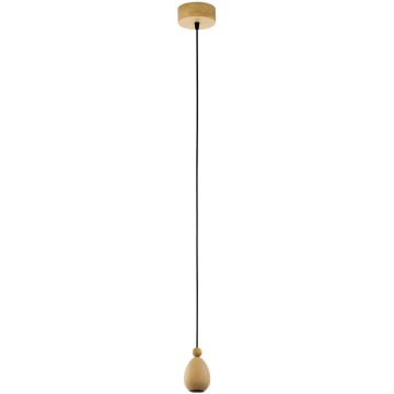 Eglo 32543 - Plafonnier YORTH 1xE27/60W/230V chêne