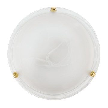 Eglo 32601 - Plafonnier LED SALOME LED/11W/230V Ø 30 cm doré/verre d'albâtre